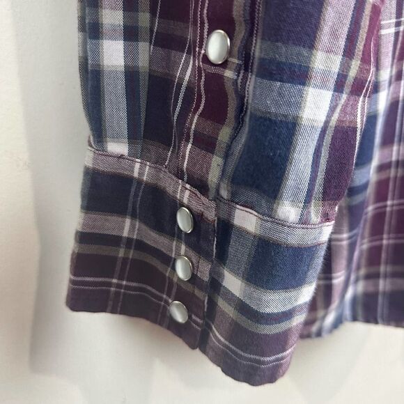 Big Mac Vintage Red Plaid Pearl‎ Snap Long Sleeve Shirt Men’s XXL - Picture 5 of 7